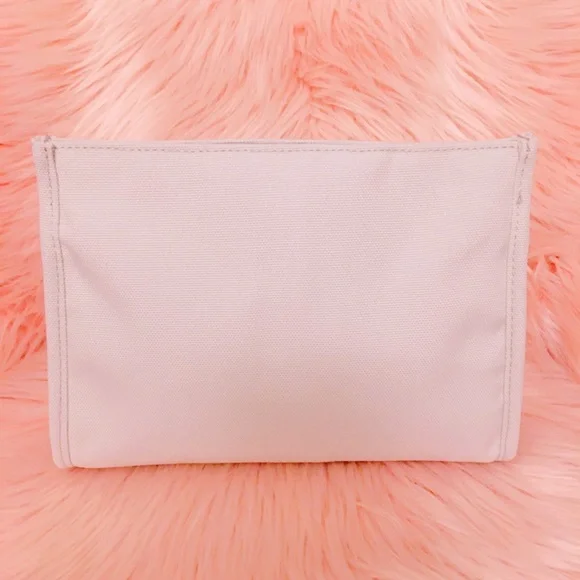 🌴SUMMER SALE🌴💯✔️ Authentic Dior Cotton Canvas Makeup Bag or Clutch - Picture 2 of 4